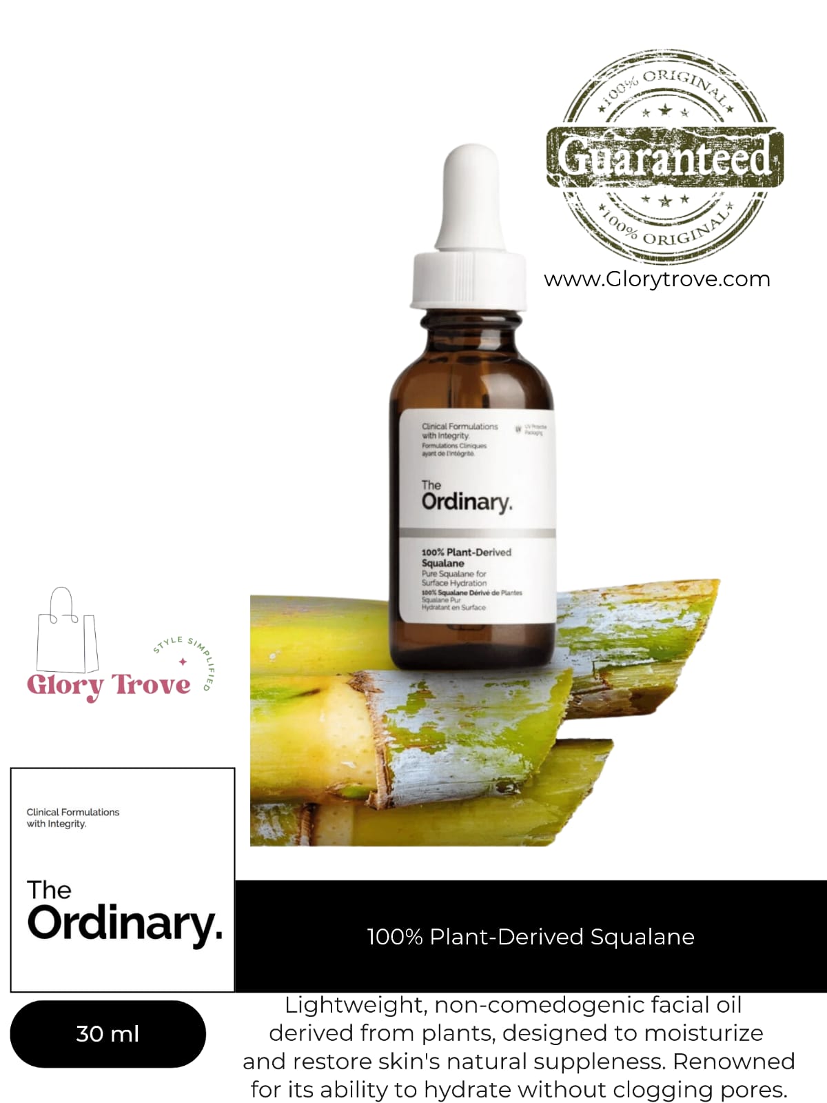The Ordinary 100% Plant-Derived Squalane