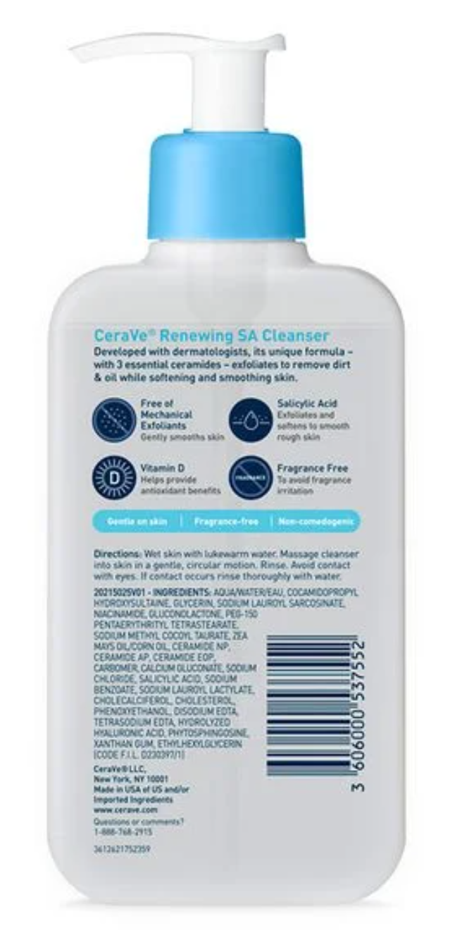 CeraVe Renewing SA Cleanser-237 ml