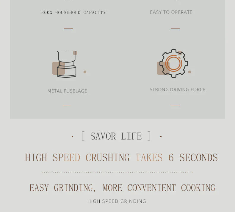 Multipurpose Electric Grinder