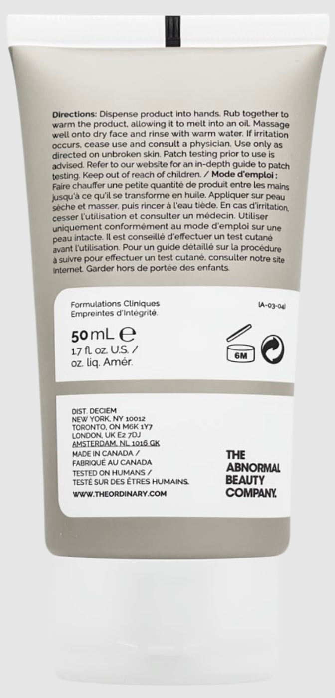 The Ordinary Squalane Cleanser – 50ml