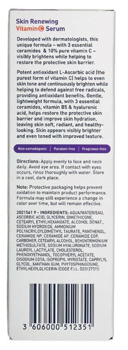 CeraVe- Skin Renewing Vitamin C Serum, 30ml