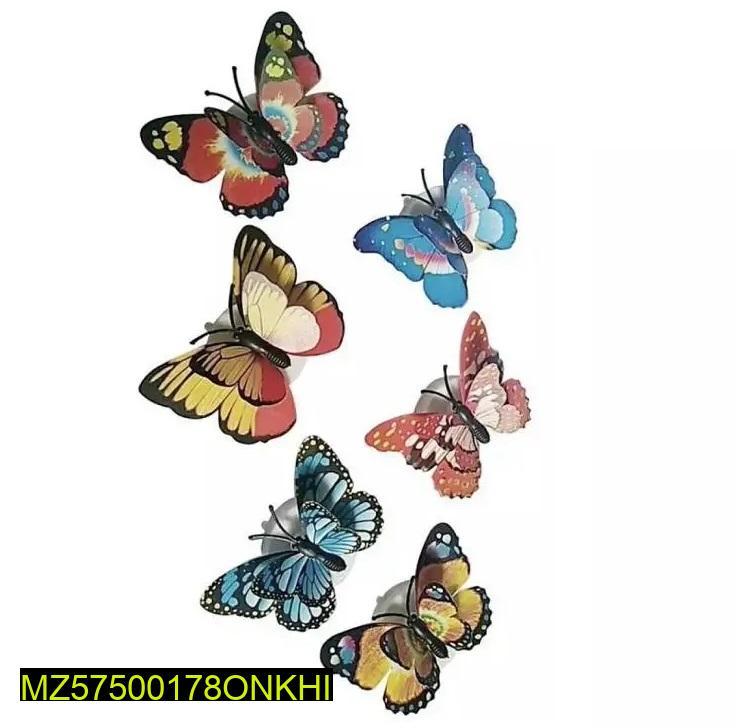 LED Butterfly Color Changing Light Lamp (6 Pieces)