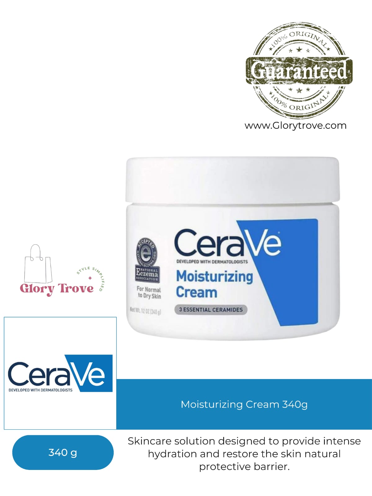 CeraVe Moisturizing Cream 340g