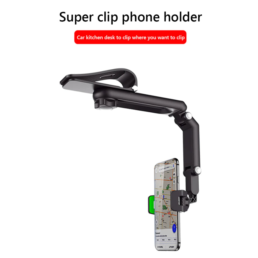 Universal Sun Visor Support 360° Car Cell Phone Holder