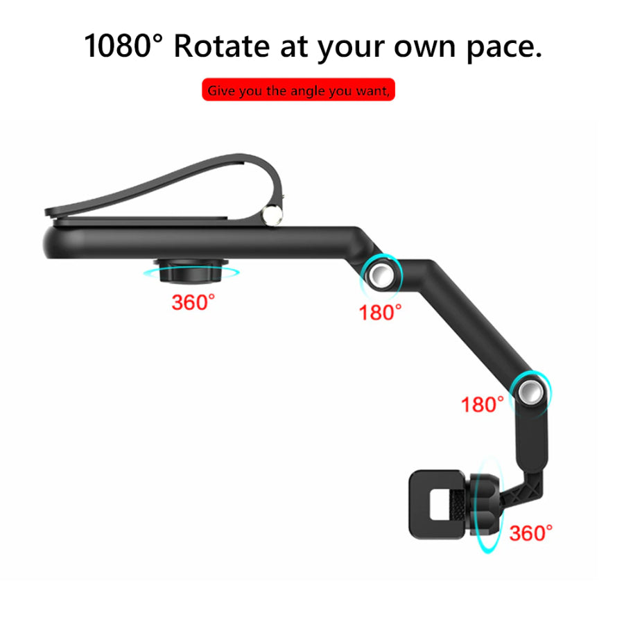 Universal Sun Visor Support 360° Car Cell Phone Holder