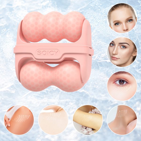 Cool Roller For Face Reusable Facial Roller With Double Head Ice Facial Roller To Brighten Complexion
