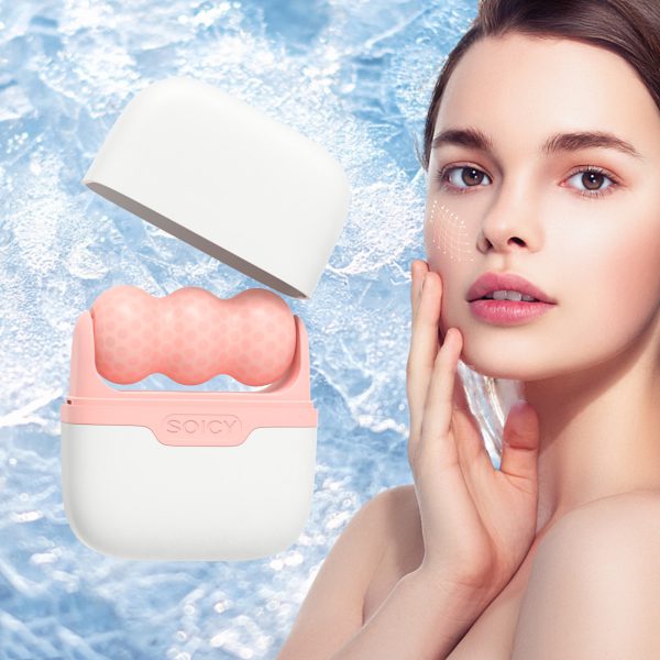 Cool Roller For Face Reusable Facial Roller With Double Head Ice Facial Roller To Brighten Complexion