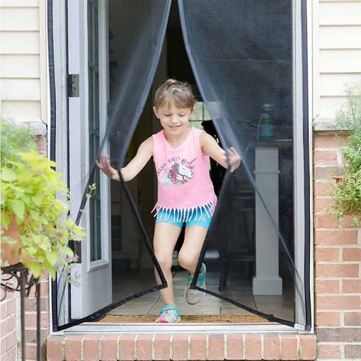 Magic Curtain (Using 18 Powerful Magnets)- Magnetic Screen Door, Magic Curtain Keeps Bugs Out
