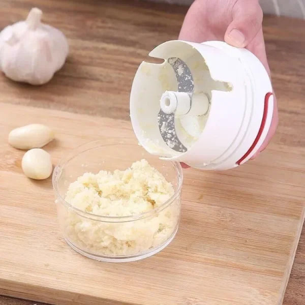 Multi Functional Grinding Food Chopper | Mini Manual Garlic Chopper (With Magnetic Blade)