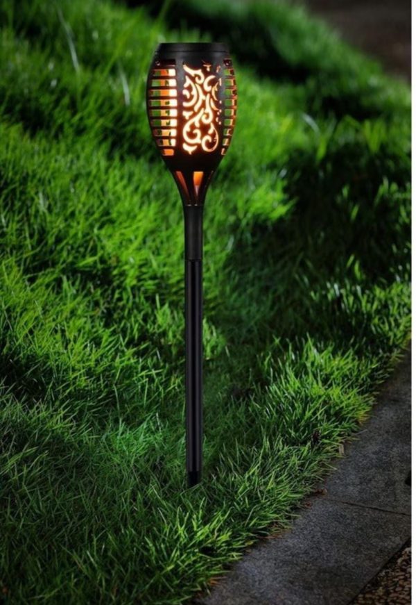Solar Light With Flickering Flames For Outdoor (Solar - Automatic)