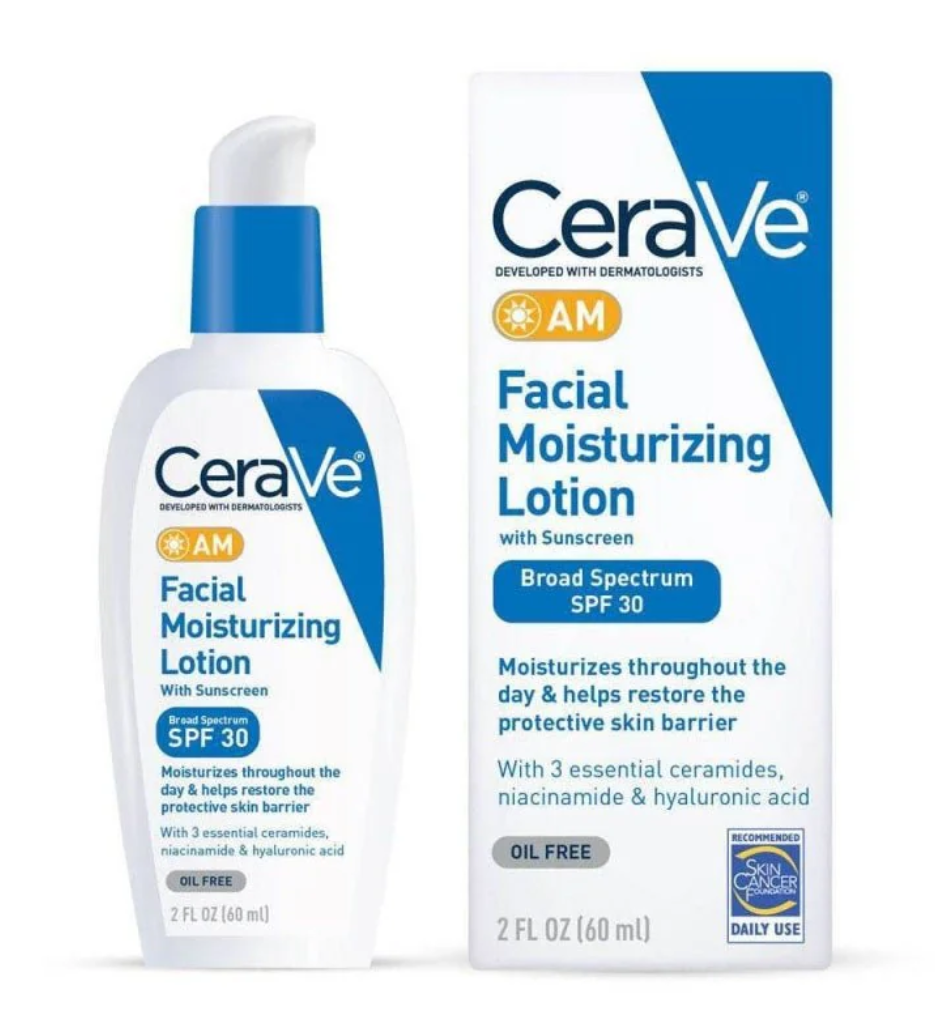 CeraVe- AM Facial Moisturizing Lotion With Sunscreen, 60ml