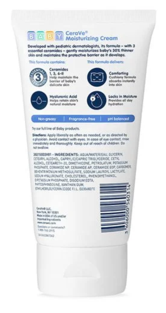 Cerave - Baby Moisturizing cream 142g