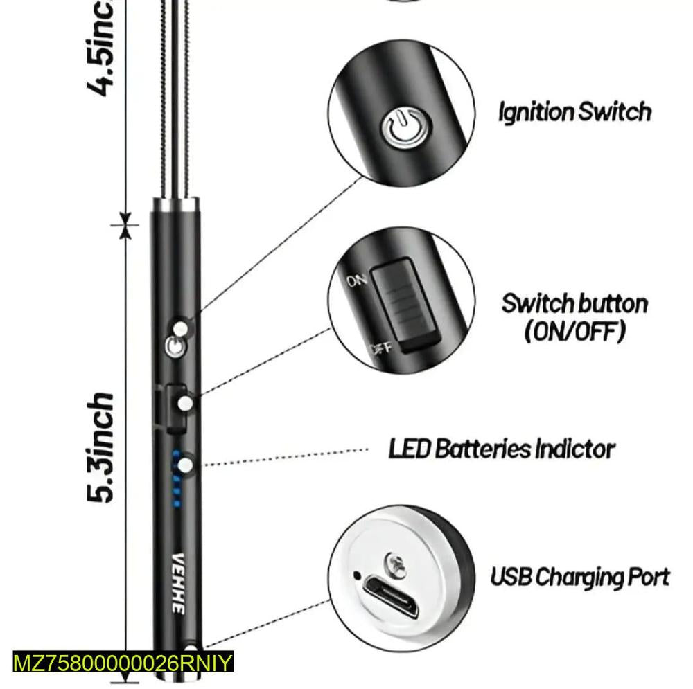 Rechargeable USB Lighter Multipurpose