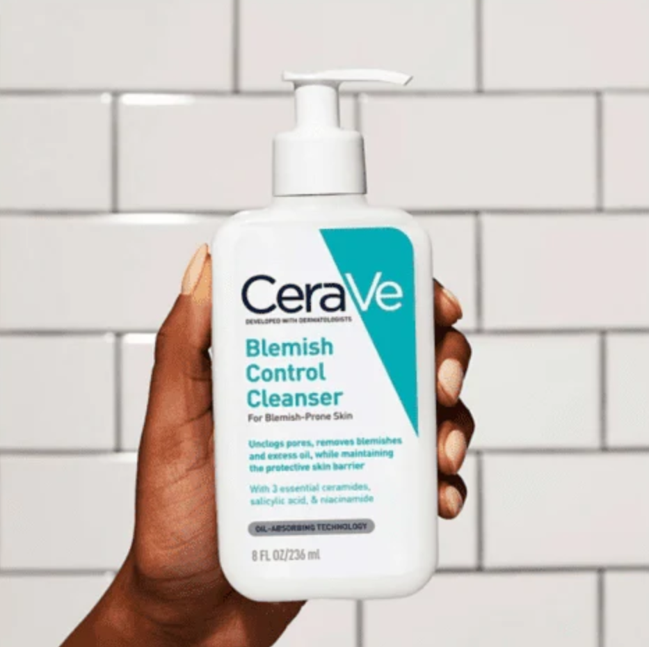 CeraVe - Blemish Control Face Cleanser with 2% Salicylic Acid & Niacinamide for Blemish-Prone Skin 236ml