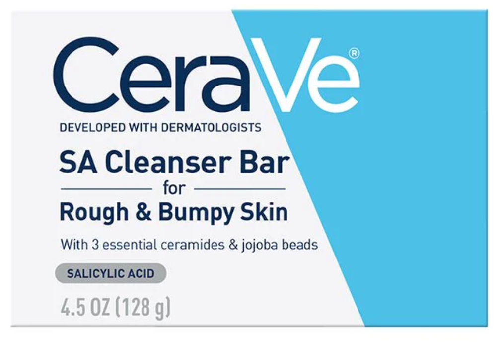 CeraVe- SA Cleanser Bar for Rough & Bumpy Skin 128g