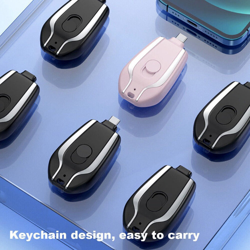 Keychain Emergency Charger With Type-C ( Android And iOS Variants ) Fast Charging Backup Power Bank