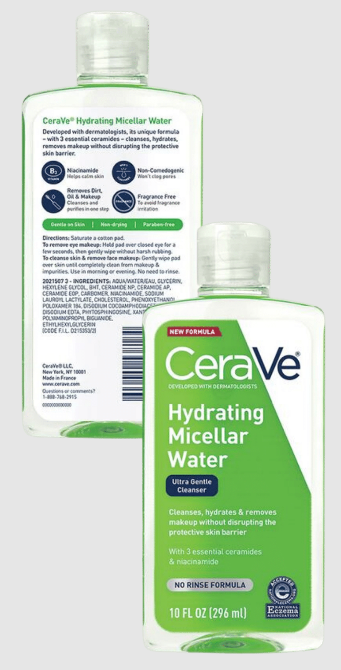 Cerave Hydrating Misceller Water 296 ml