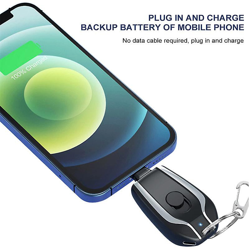 Keychain Emergency Charger With Type-C ( Android And iOS Variants ) Fast Charging Backup Power Bank