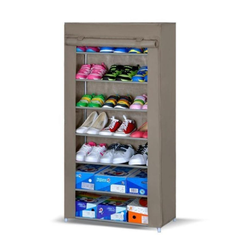 7 Shelves Wardrobe Shoe Case Portable Shoe Rack