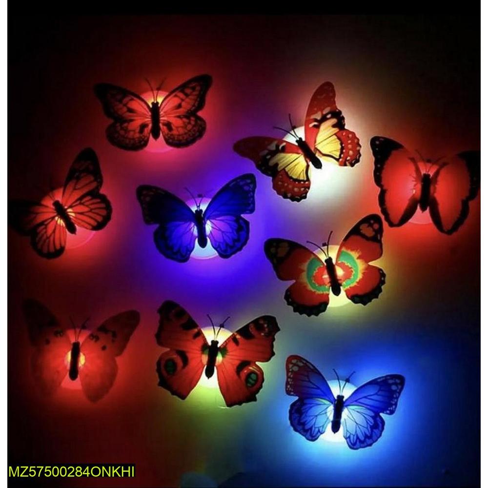 LED Butterfly Color Changing Light Lamp (6 Pieces)