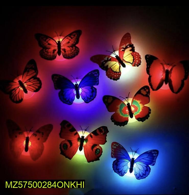 LED Butterfly Color Changing Light Lamp (6 Pieces)