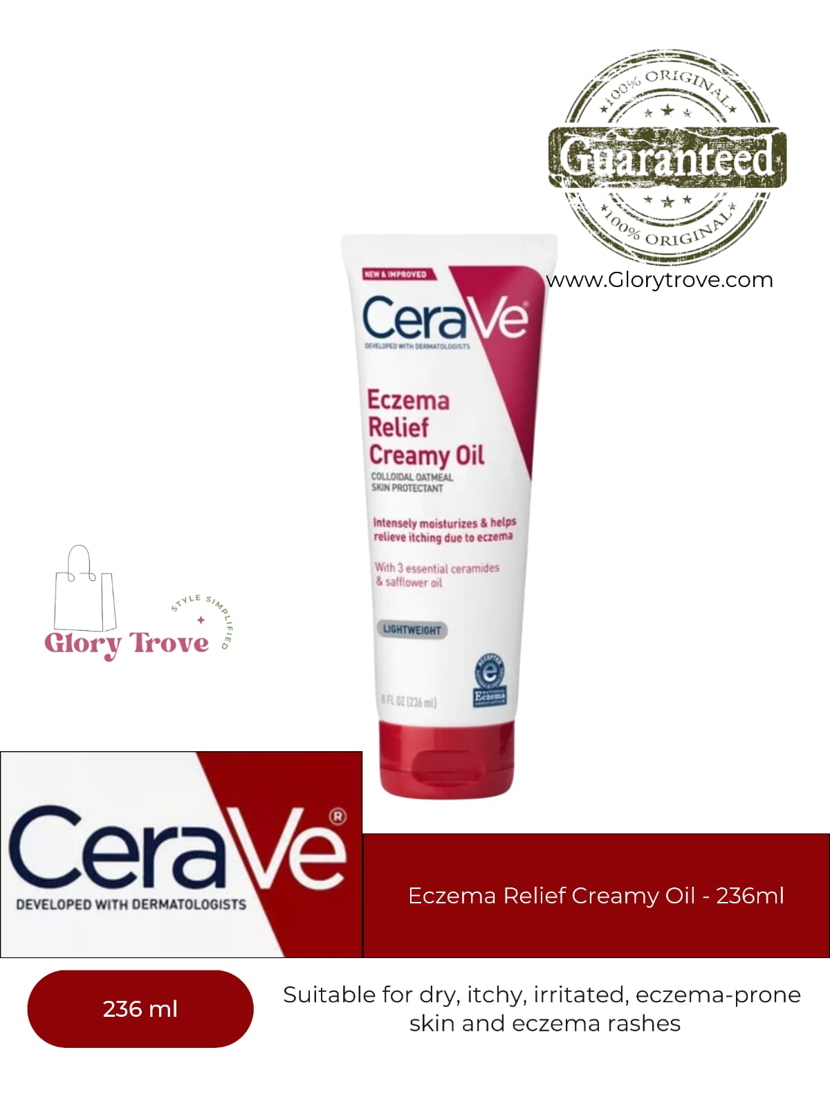 CeraVe - Eczema Relief Creamy Oil - 236ml