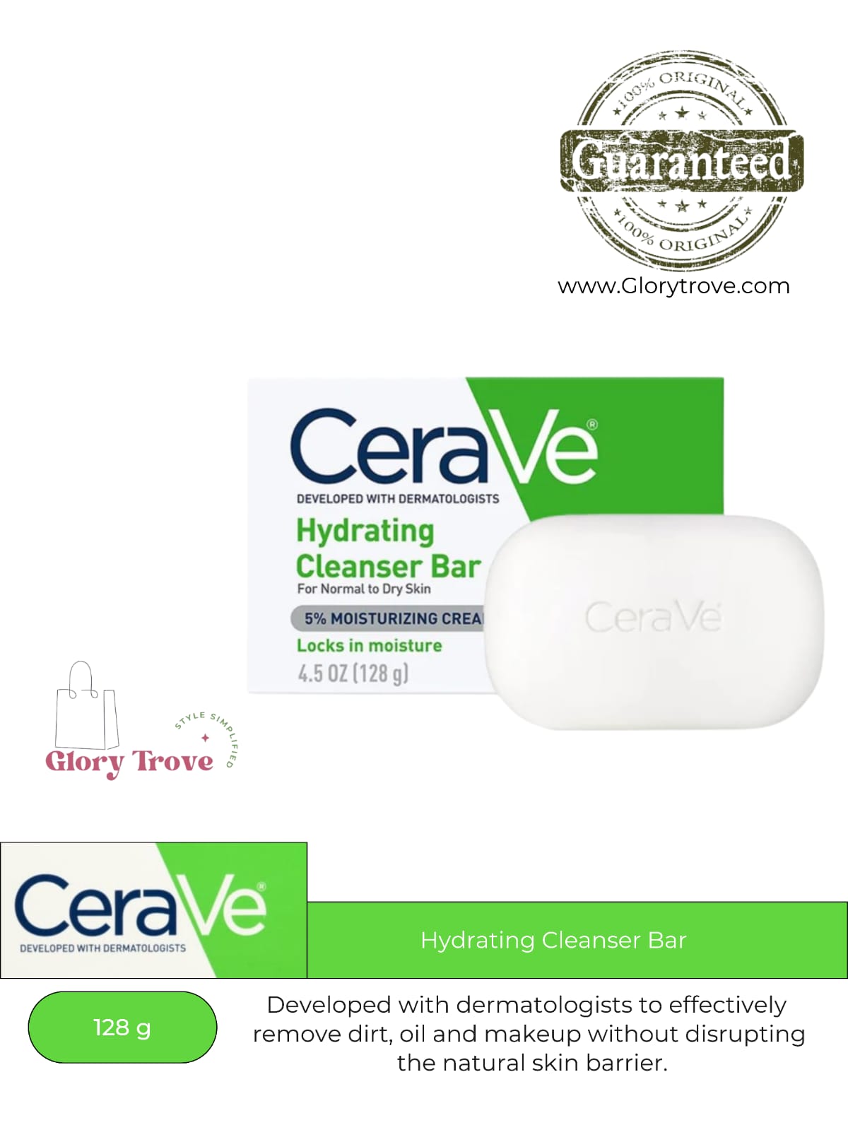 CeraVe- Hydrating Cleanser Bar