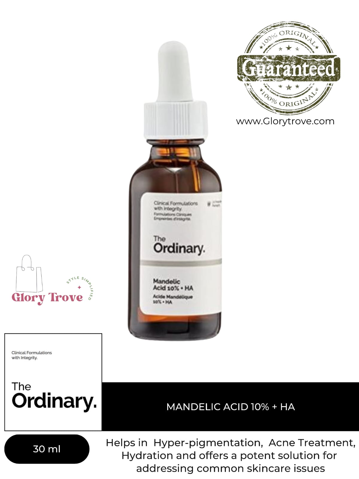 The Ordinary Mandelic Acid 10% + HA – 30ml