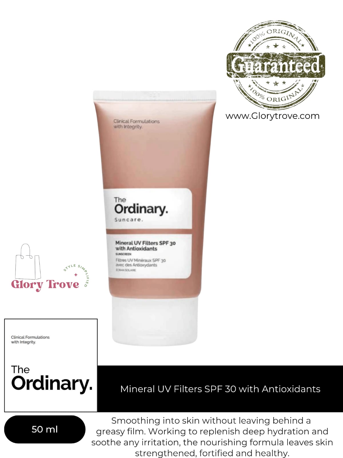 Ordinary Mineral UV Filters SPF 30 with Antioxidants