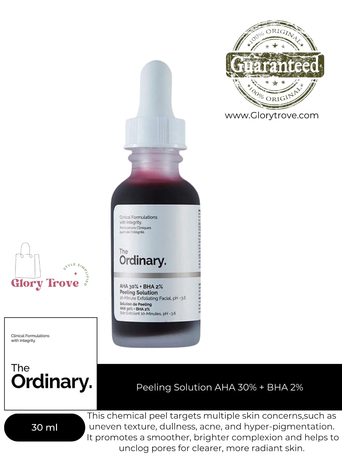 The Ordinary Peeling Solution AHA 30% + BHA 2%