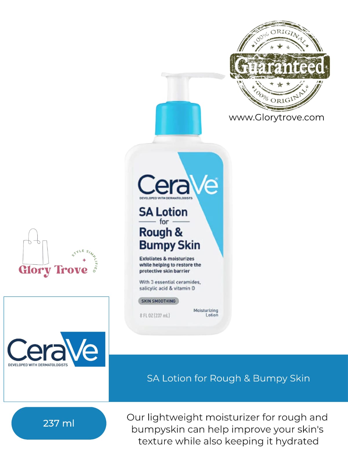 CeraVe- SA Lotion for Rough & Bumpy Skin 237ml