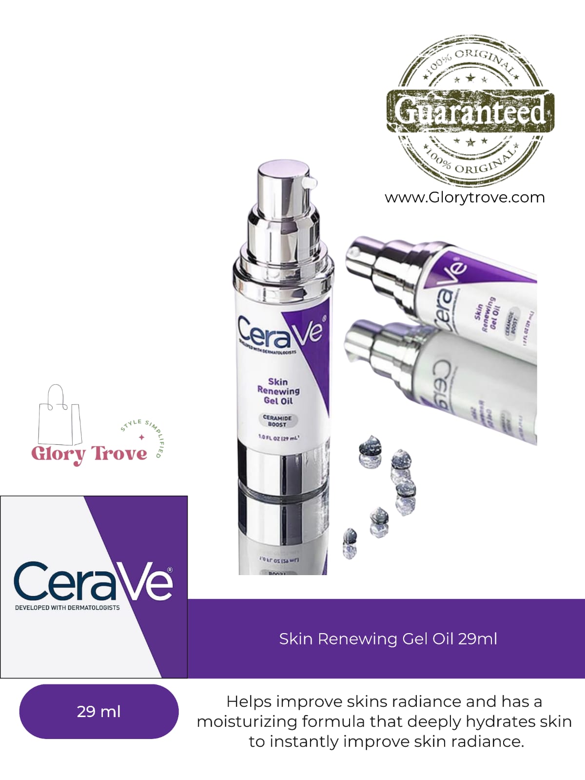 CeraVe- Skin Renewing Gel Oil 29ml