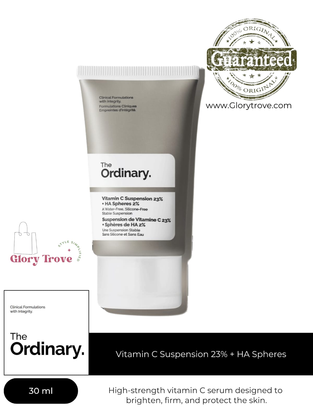 The Ordinary Vitamin C Suspension 23% + HA Spheres 30ml