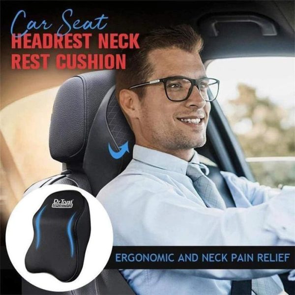 Car Seat Headrest Cushion Memory Foam Pillow Neck Support – Pillow Car Cushion