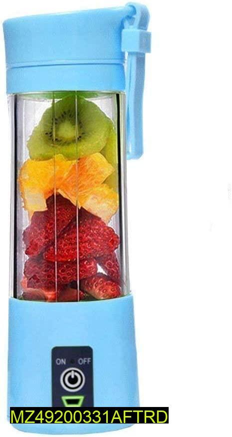 USB Chargeable Juicer Blender 6 Blades 380ml - Portable Juicer Cup & Smoothie Maker