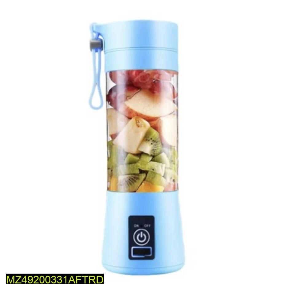 USB Chargeable Juicer Blender 6 Blades 380ml - Portable Juicer Cup & Smoothie Maker