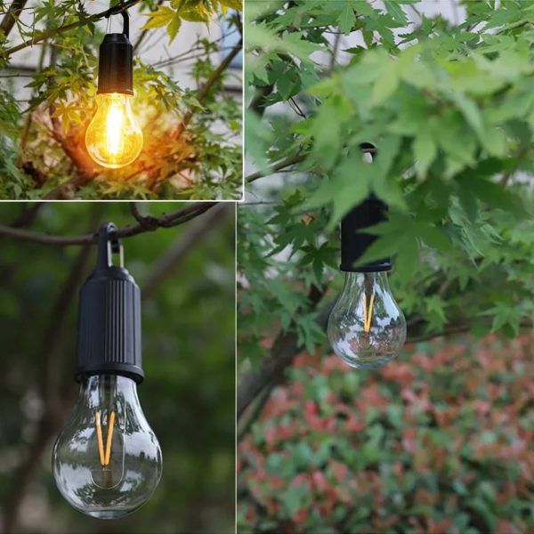 LED Waterproof Tent Light Type-C USB Rechargeable With Hook (Break Resistant Material)