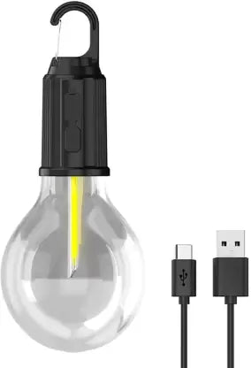 LED Waterproof Tent Light Type-C USB Rechargeable With Hook (Break Resistant Material)