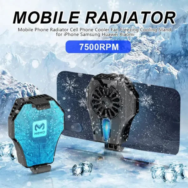 Mobile Cooling Fan Gaming Mobile Phone Cooling Radiator Semiconductor Fan