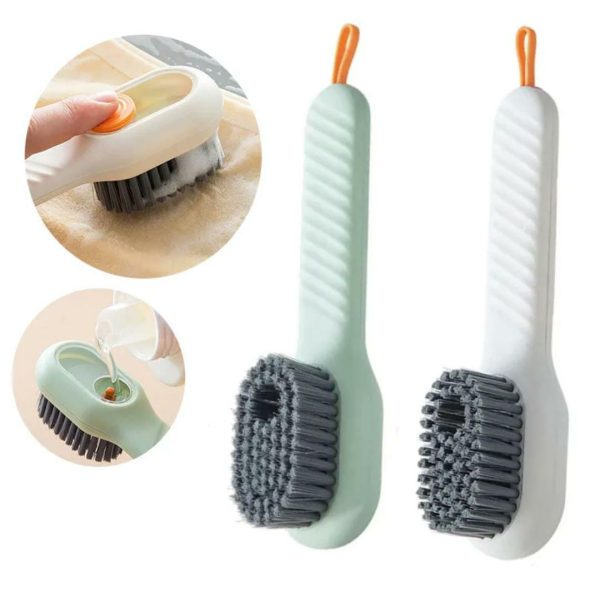 Soft Bristle Automatic Liquid Long Handle Cleaning Brush