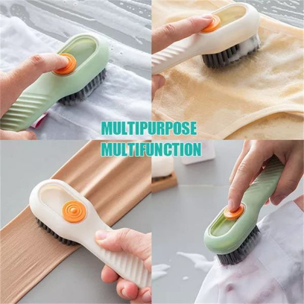 Soft Bristle Automatic Liquid Long Handle Cleaning Brush