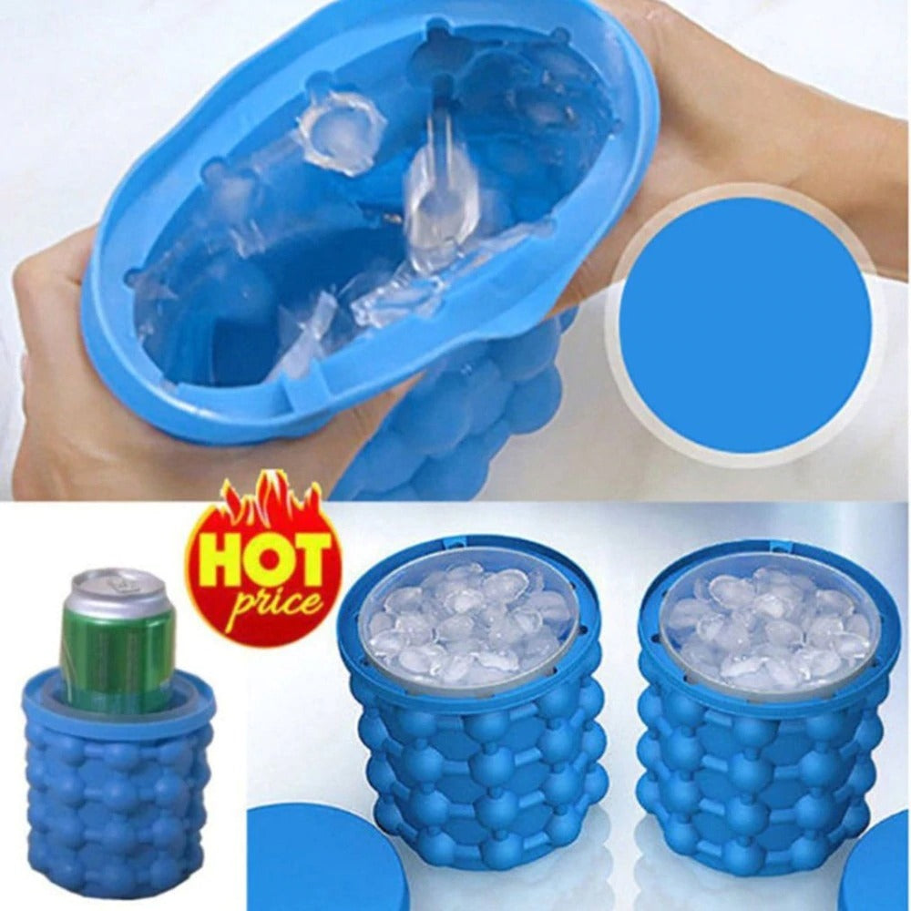 Silicone Ice Bucket, Ice Cube Genie, Ice Cube For Summer