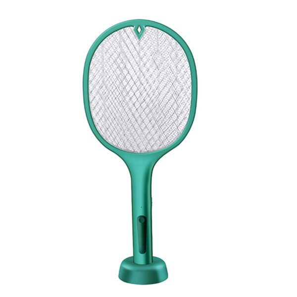 USB Rechargeable Electric Mosquito Killer Racket 2 In 1 Led Flash Light (random Color)