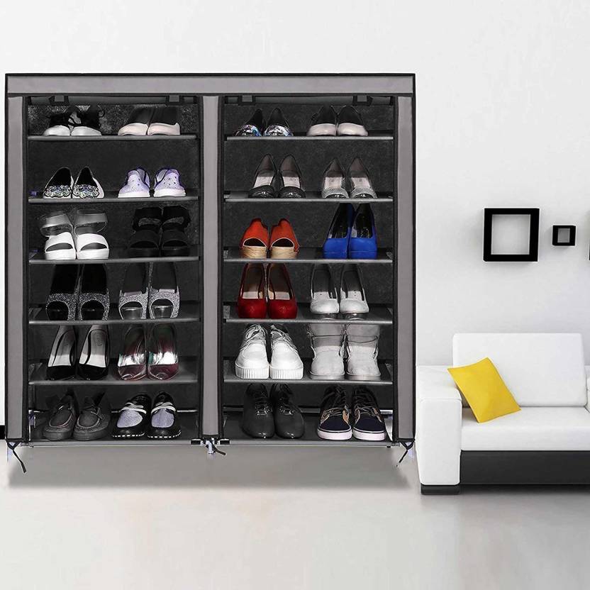 HCX Collapsible Double Dustproof And Damp-Proof Shoe Wardrobe Storage Organizer