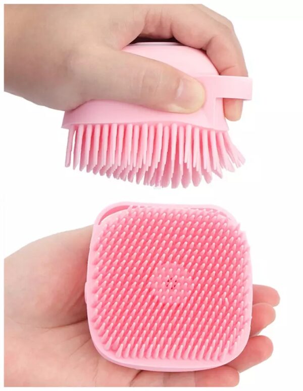 Soft Silicone Baby Showers Cleaning Bath Brushes (Set of 2 Brushes)